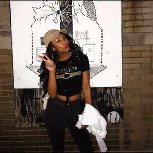 Distressed Graphic Crop